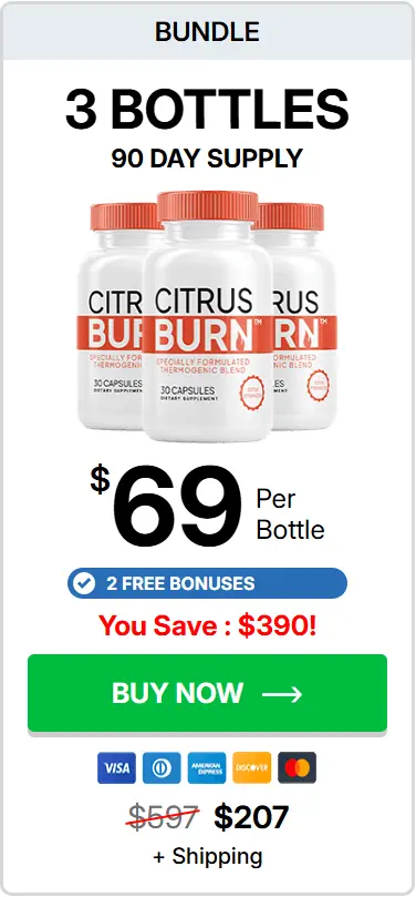 citrusburn 3 bottle price